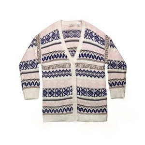 Heavy knit button up cardigan